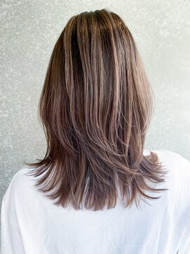 アイティーバイアルバム 下北沢店(IT by ALBUM) ウルフバレイヤージュ_ショコラベージュボブルフ_ba351431