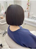 丸みショートボブ/ストレート