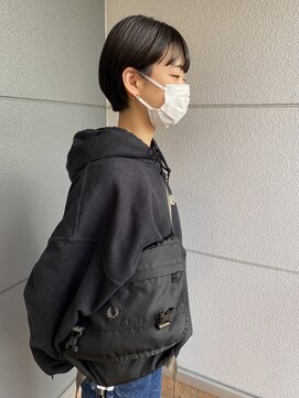 ヘアーアイストゥーレ(HAIR ICI TRE) short × dark Black 担当　渡邉桜桃