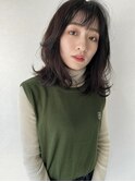 鎖骨下 レイヤー 外ハネ