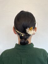 メッツァ(metsa)&nbsp;タイトシニヨンの和装スタイル