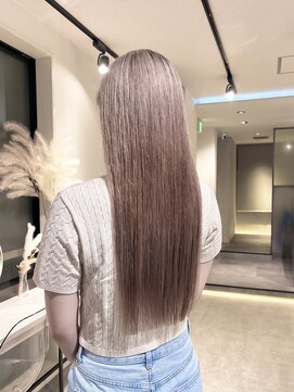 シンシェアサロン 原宿店(Qin shaire salon) 王道ミルクティー ハイトーン ロング