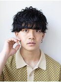 刈り上げマッシュパーマ