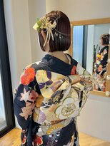 20代成人式卒業式向け♪ボブアレンジ！被らないヘアセット