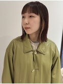 【YOKE】フェイスフレーミング切りっぱなしボブインナーカラー