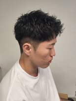 ニアウ 伊勢崎連取店(Niau)&nbsp;刈り上げショートアップバングソフトツイストパーマ