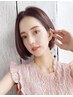 【髪質改善×ＡＤＭＩＯ】　カット＋潤いカラー＋ヘアエステ　￥12300