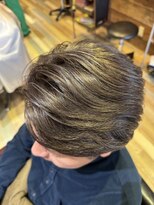 ラグーン(LAGOON)&nbsp;メンズ/ブリーチ/ハイライトカラー/グレージュ