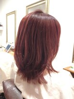 ヘアー グリーン(hair green) 30代40代50代/ウルフレイヤー/レッドブラウン