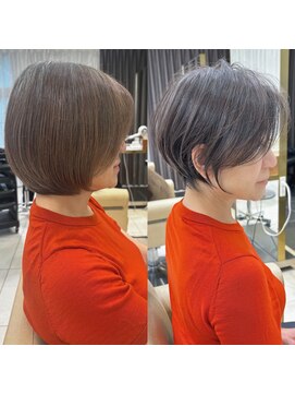 アンド ストーリーズ(&STORIES) 斜めバング/白髪ぼかし/絶壁解消40代/50代【橋本】