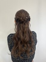 ヘアセットサロン クリアリティ(clarity) サイドまとめハーフアップ