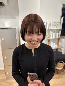 ブルーノ(bruno) オレンジカラー／ミニボブ