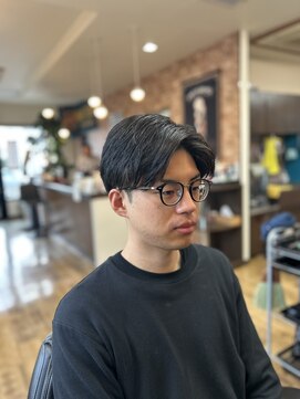 ヘアーハウスオガワ ツーブロック7:3刈り上げ