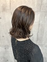 リティアンドビューティースタジオモッズシブヤ(LITTY&beauty studio M.O.D shibuya)&nbsp;#巻き髪風パーマ#ウェーブパーマ#パーマスタイル#ミディアムヘア