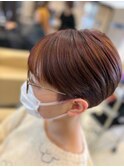品と抜け感を兼ね備えた大人可愛いタイトショート　ハイライト