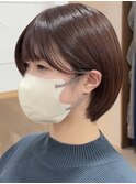 暖色カラー×似合わせショートボブ!