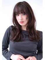 レイヤーカット／ミディアムレイヤー／20代30代／大人かわいい