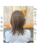 シーム(seam.)&nbsp;簡単スタイリングくびれレイヤー◎どんな髪質・毛量・年齢もOK