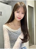 韓国ヘア/レイヤーカット/縮毛矯正/髪質改善/前髪顔まわりカット