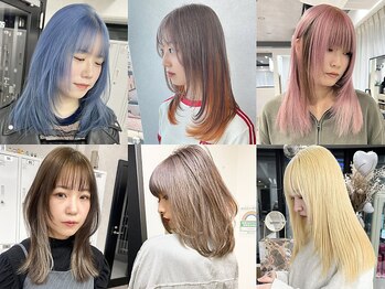 ソメルンの写真/【初めてのブリーチにも】ダメージレスなブリーチ技術で作る今っぽいダブルカラーが得意*〔秋葉原/御徒町〕