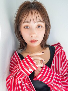 レゴ(REGO) 大人ガーリー#ダークアッシュミディアムレイヤーカット