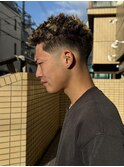 #サーフカール#スパイキーショート#ブルーブラック#船橋