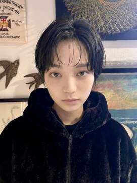 ハンサムショート　ウエットスタイリング