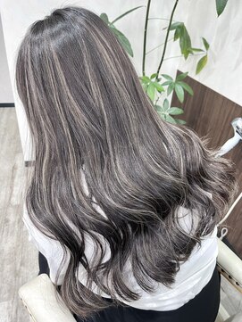 ベルヘアーデザイン 堺東(Belle hair Design) ハイライトレイヤーカットイルミナカラー20代30代40代堺東