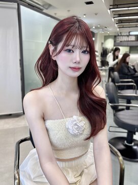 ボタン テンジン(VOTAN tenjin) ブリーチで作るレッドカラー☆