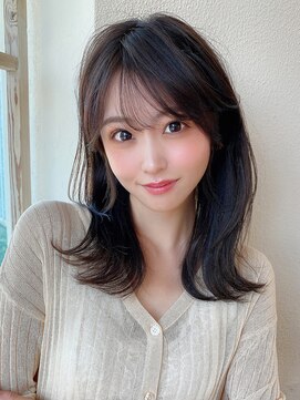 エイミーバイアフロートザガーデン 浦和店(amie by afloat the garden) 暗髪でも出せるこなれ感！フェイスレイヤー【浦和】