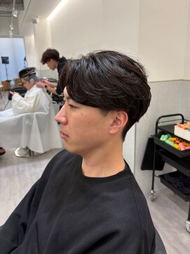ビカムメンズヘアー 栄店(become men's hair) 曲がるメンズ縮毛矯正×毛流れフェザーパーマ風/名古屋/栄