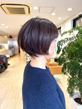 ディーコ(IDEEK) 大人の美シルエットショート くびレイヤーグラデーションボブ#4