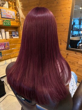 ネスタ ヘアー グラウンド(NESTA hair ground) °.*チェリーレッド*.°