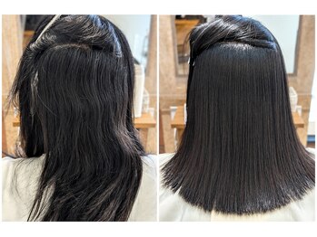 ラデン(raden)の写真/まっすぐすぎない、自然にまとまる髪へ
