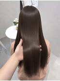 秋におすすめ◎透明感ミントブラウンカラー