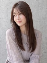ビューティースペースラルジュヘアー(Beauty Space Large hair)&nbsp;髪質改善×ダークブラウンストレートロングツヤ