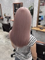 シールドヘアー 沖縄 新都心(C'LD Hair) ピンクベージュ/ハイトーン/沖縄/那覇/おもろまち/髪質改善