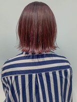 テトヘアー(teto hair)&nbsp;bob[ピンクパープル、ブリーチ、イルミナカラー]