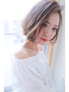 オーシャン(Ocean) [OCEAN Hair&Life]シンプル前下がりボブ×ラフカール☆