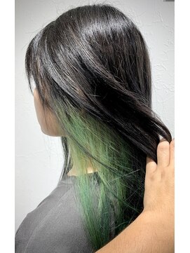 ワープ 青葉台(WARP) インナーダブルカラーグリーンアッシュ☆