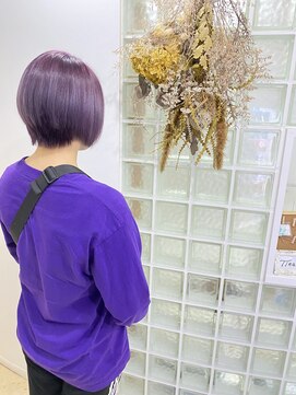 ティナ(Tina) おしゃれショート×パープル