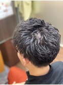 ツーブロック×束感マッシュスタイル