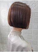 ワンレングスミニボブ