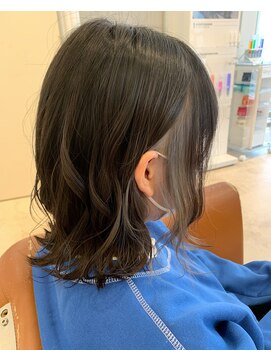 リアン 上尾店(Rien) ボブ/カーキグレージュ/マッシュショート/フェザーバンク[上尾]