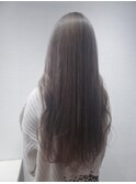 シルバーロングヘア
