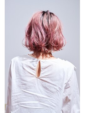 ユニックス UNIX 蕨店 愛されピンクショートボブ☆