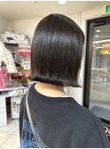 大人ショートボブ/ミニボブ切りっぱなしボブ/外ハネ