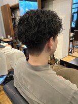 アイリーヘアデザイン(IRIE HAIR DESIGN) 【IRIE HAIR赤坂】センターパート×スパイラルパーマ×マッシュ
