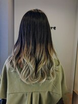 フェリブレ(Felibre)&nbsp;グラデーショングレージュ×オリーブ