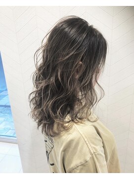 アース 錦糸町店(HAIR&MAKE EARTH) グレージュ×ハイライト×エアータッチ